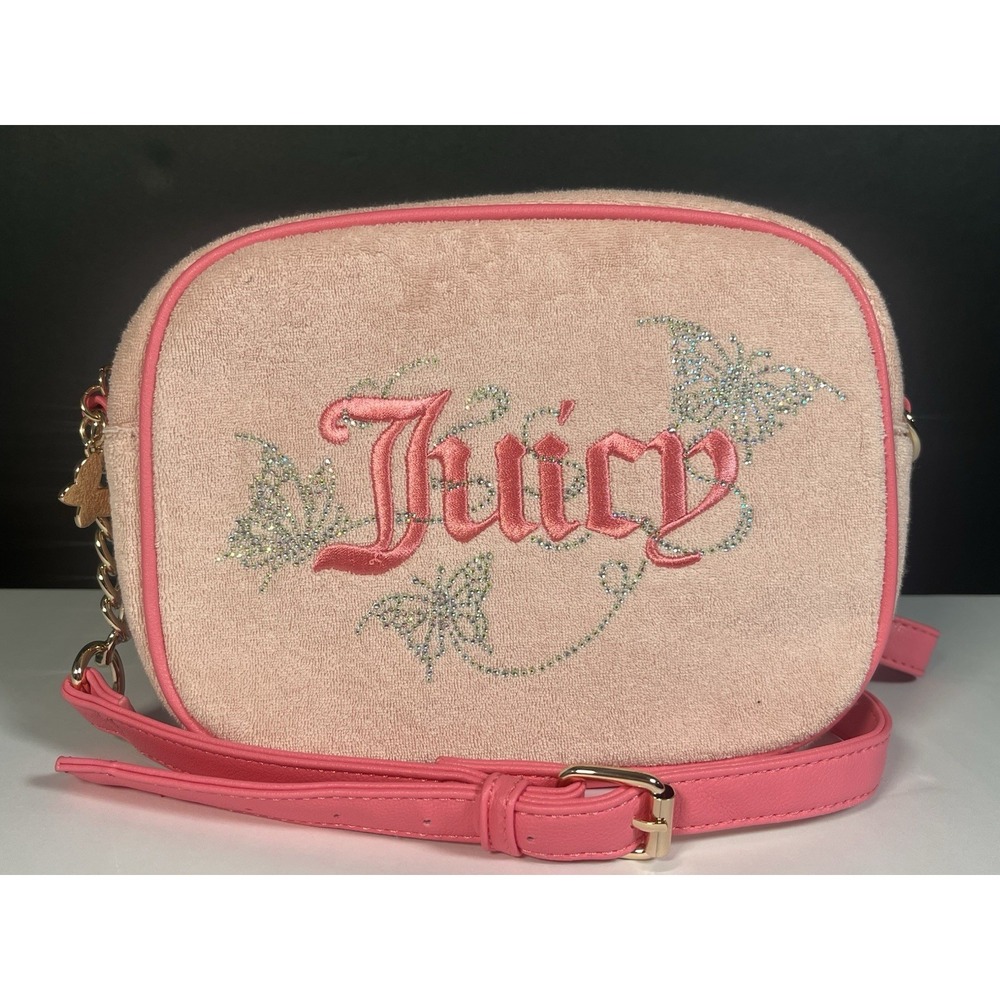 NWT Juicy Couture Wingin‎ It Crossbody Camera Bag Butterfly Design - BRAND NEW